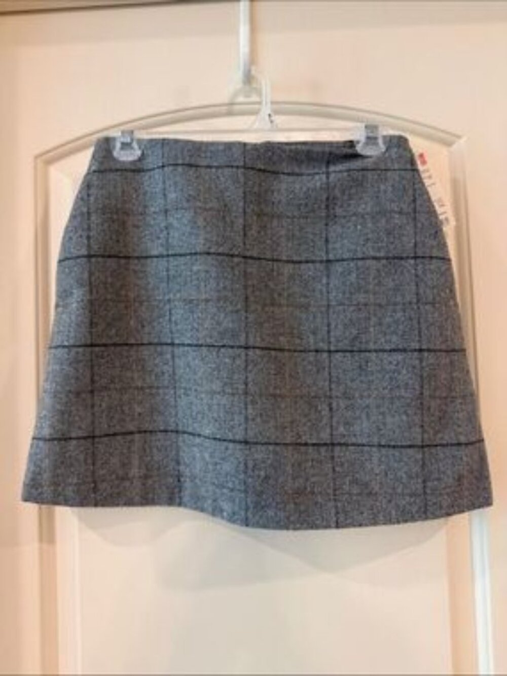 Uniqlo Wool Grey Mini Skirt Size 8